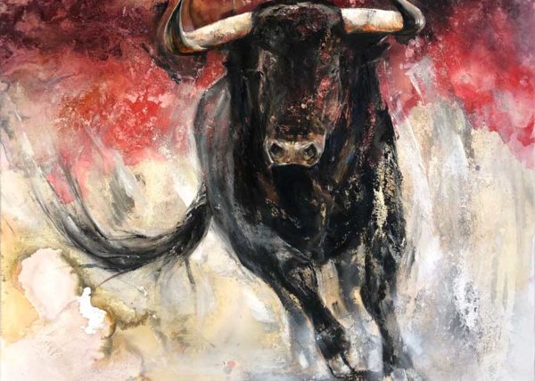 Arno Bruse Artwork - Kunstwerk - Toro rojo