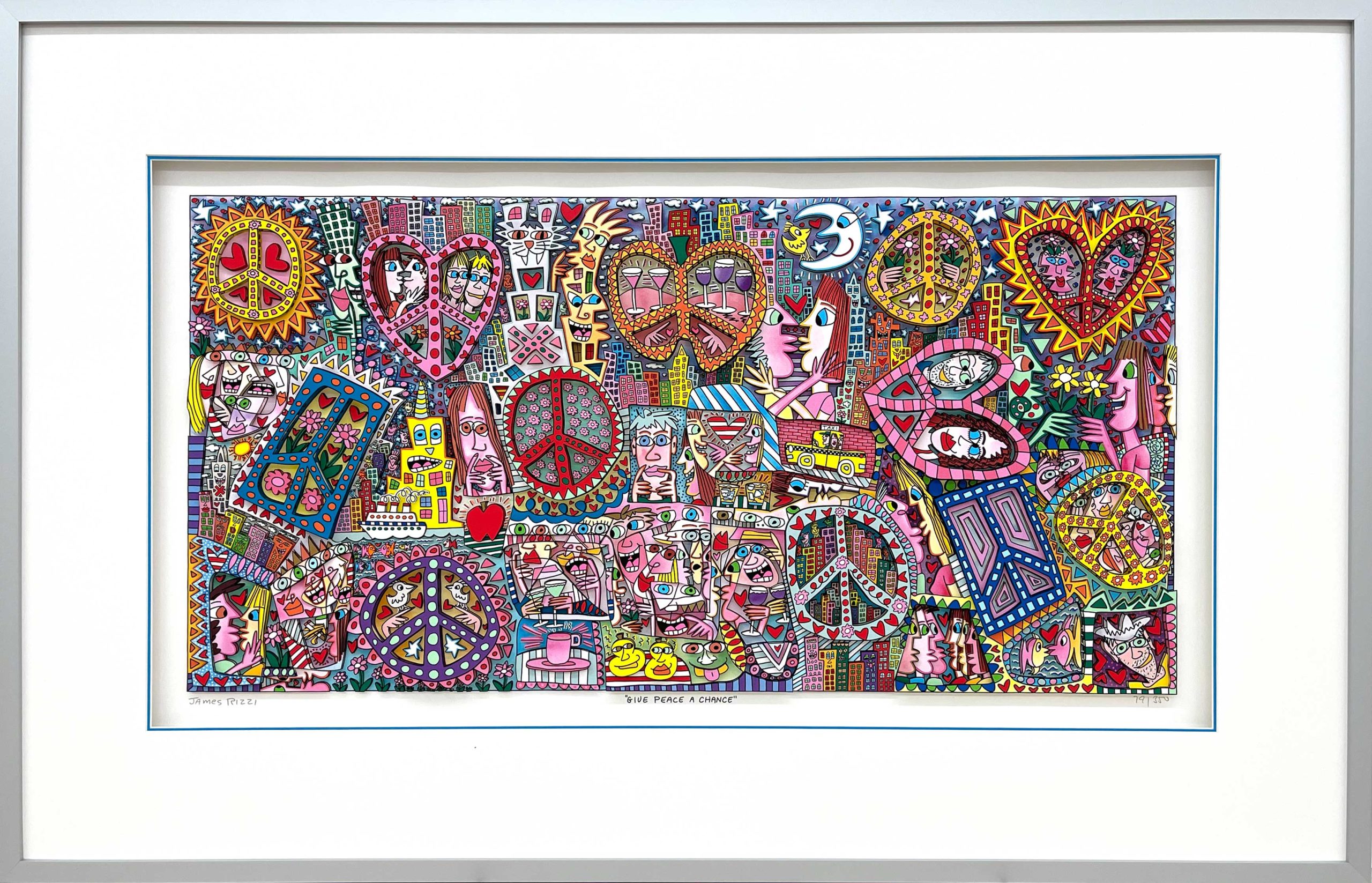 Give peace a chance | Artwork by James Rizzi | Galeria HMH | Art Gallery |  Mallorca