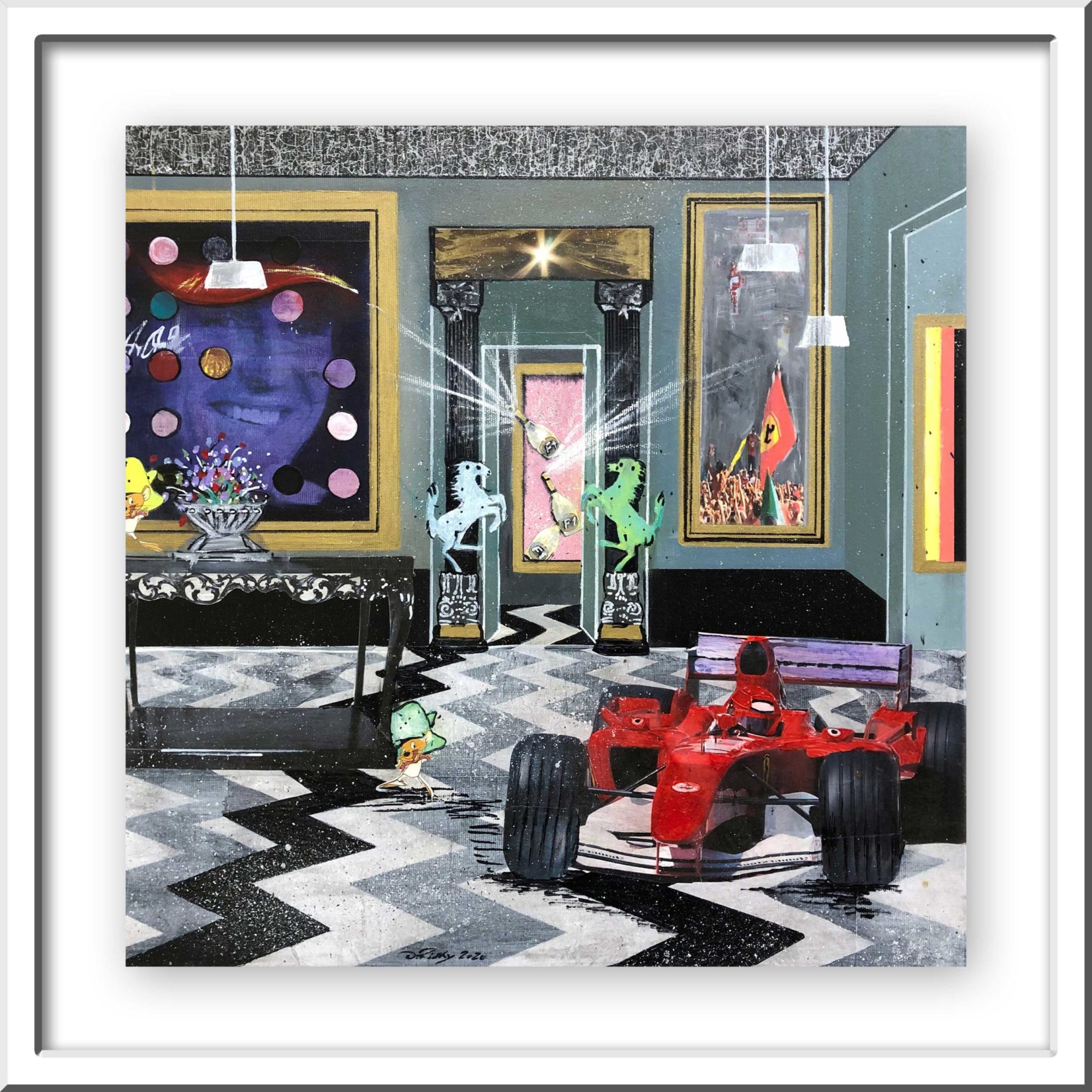 Michael Schumacher Artwork by Dagmar Ridky Galeria HMH Art